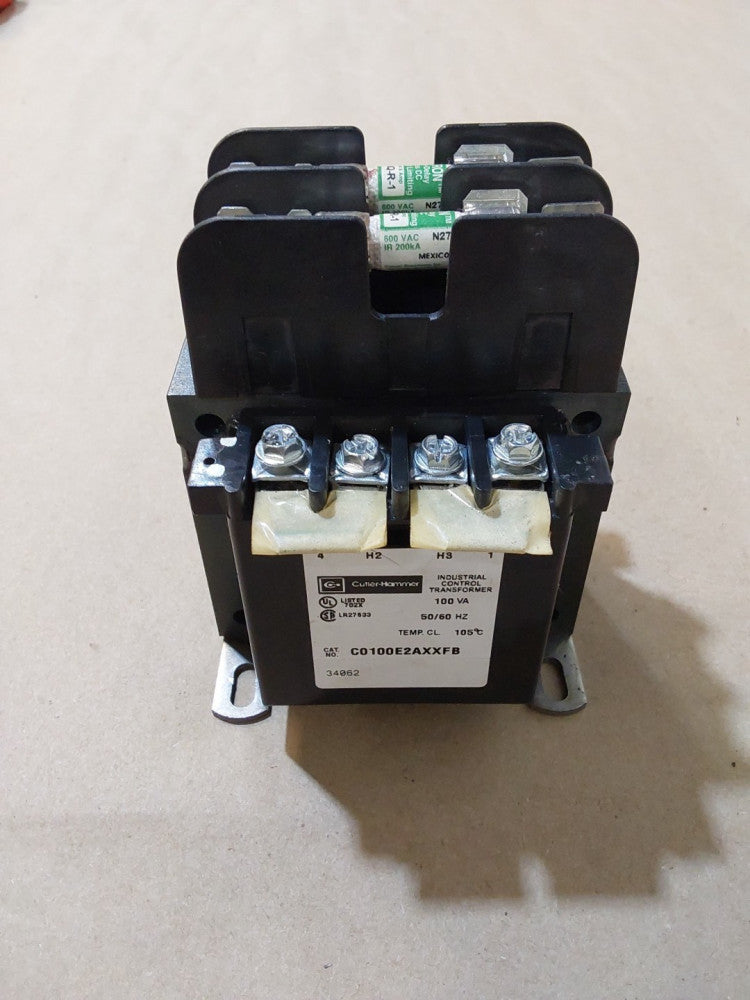 Cutler Hammer C0100E2AXXFB Industrial Control Transformer 100 VA 