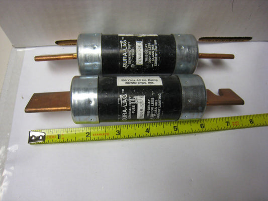 2 yes 2 Cooper Bussmann DURA-LAG DLN-R-125 125A Heavy Duty General Purpose Fuses