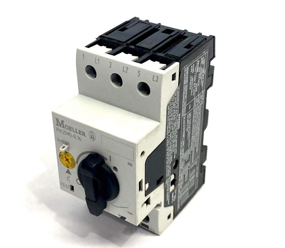 Moeller PKZM0-0.16 Manual Motor Protector Circuit Breaker 0.10A-0.16A PKZM0-0,16