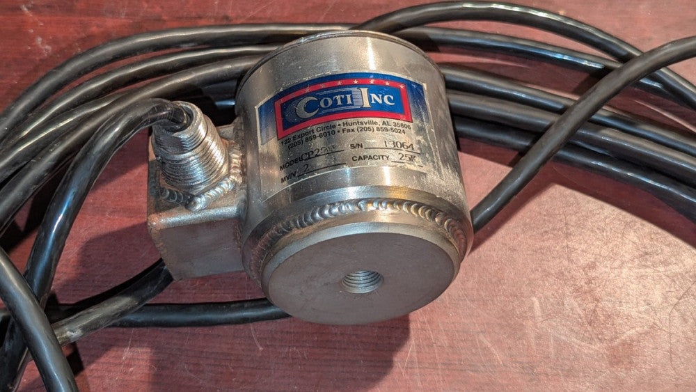 COTI Load Cell CP298 (?) 2mV/V 25K Capacity w/ Cable NOS READ DESCRIPTION