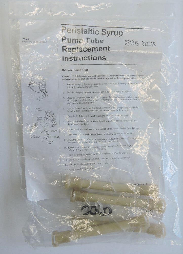 Taylor Company X54979 Pump Tube Kit - 4 Pack - NEW SEALED!