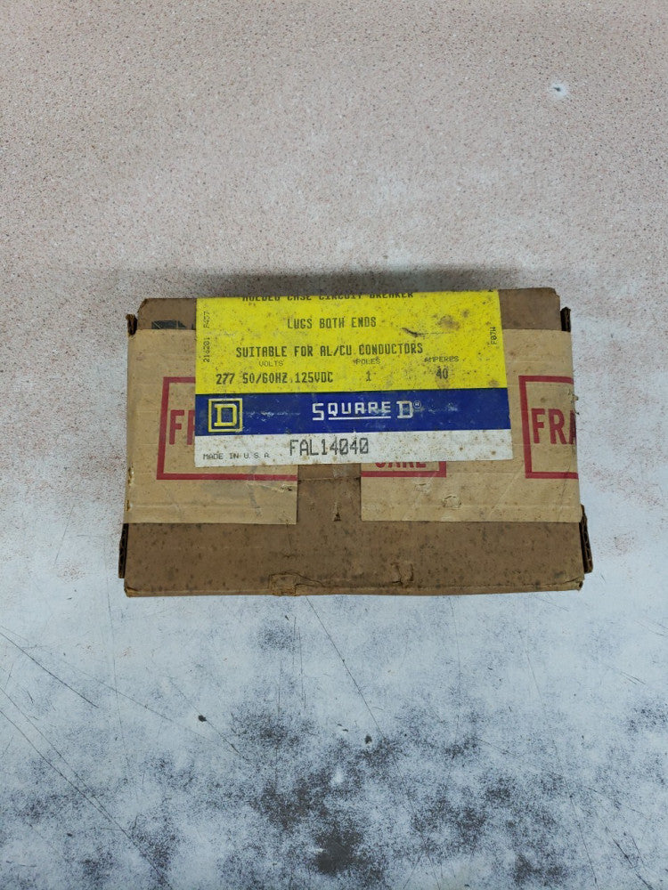 1) Square D FAL14040 40 AMP  Circuit Breaker  New old stock !