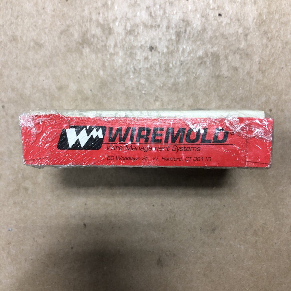 Wiremold V5748S Shallow Switch and Receptacle Box 15/16 in Deep Ivory