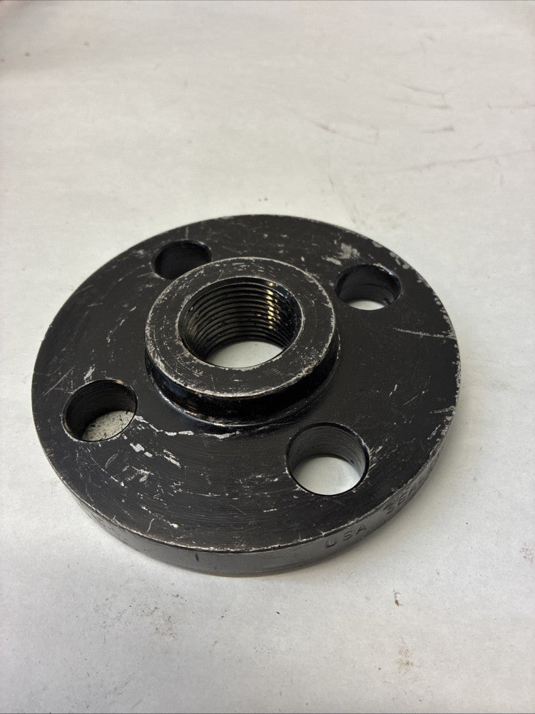 Zoro Select Bulk-Pf-487 Flanged X Fnpt, Steel Pipe Flange