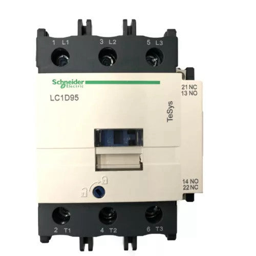 New Schneider LC1D95M7 LC1D95M7C DIN Rail 3-Pole Non-Reversing Contactor 220VAC