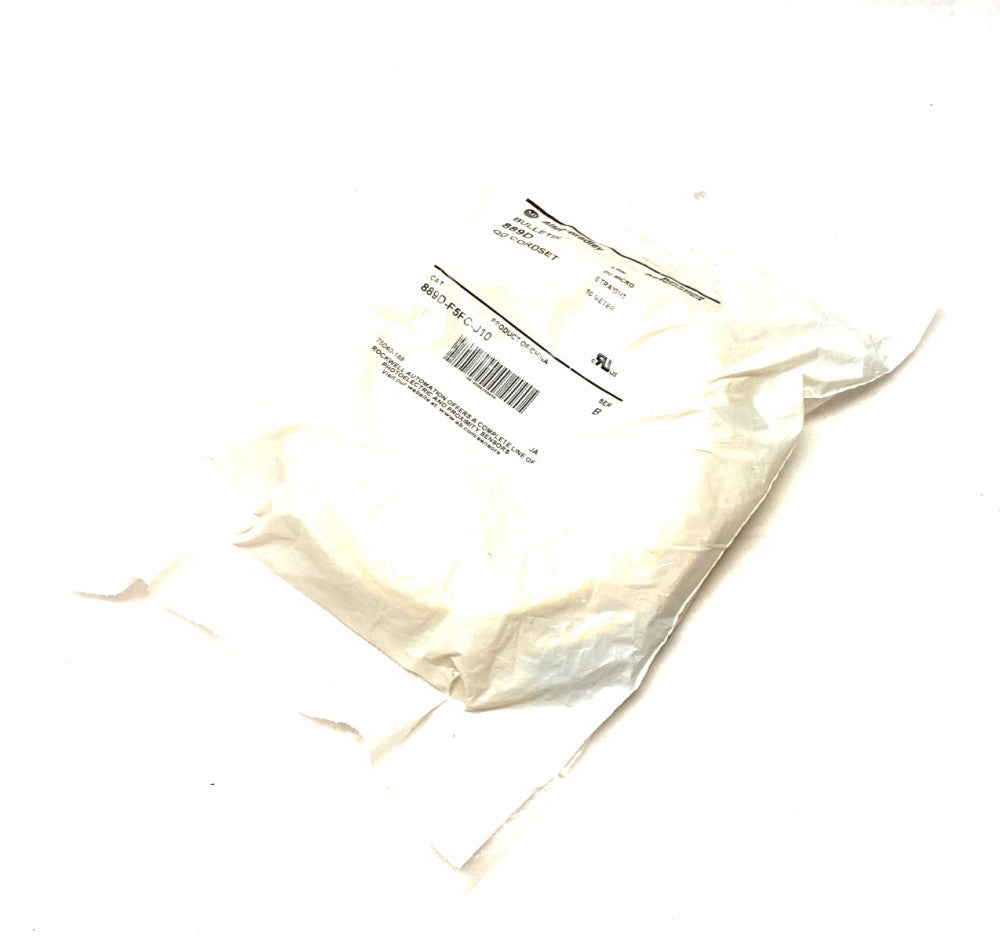 Allen Bradley 889D-F5FC-J10 Ser. B Straight DC Micro QD Cordset 5-Pin 10m