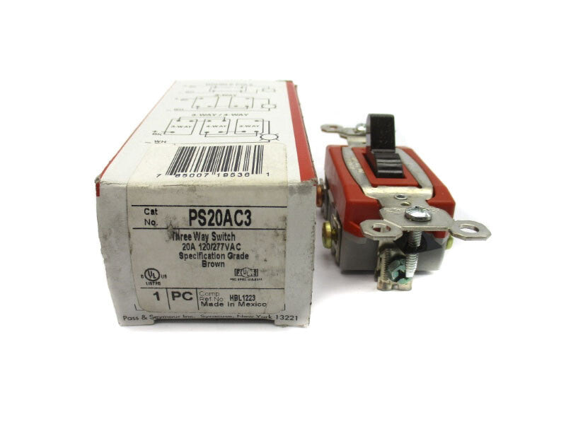 PASS & SEYMOUR PS20AC3 120/277VAC 20A (BROWN) NSMP