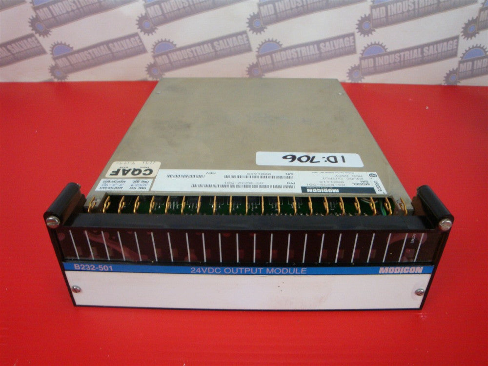 Tested - GOULD MODICON AS-B232-001 / B232001, 24VDC OUTPUT MODULE, 16 POINT