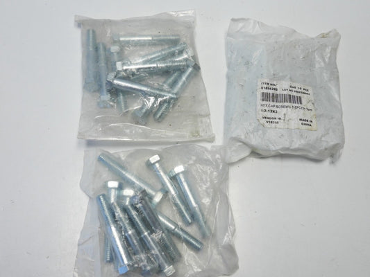 (Lot of 30) 1/2-13 x 3 Hex Head Bolt Cap Screw Grade 5 Zinc Plated Coarse Thread