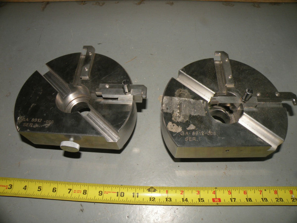 (2) Lathe Tool / Work Holders (?) GA-8912-000 Ser. 1 & 2