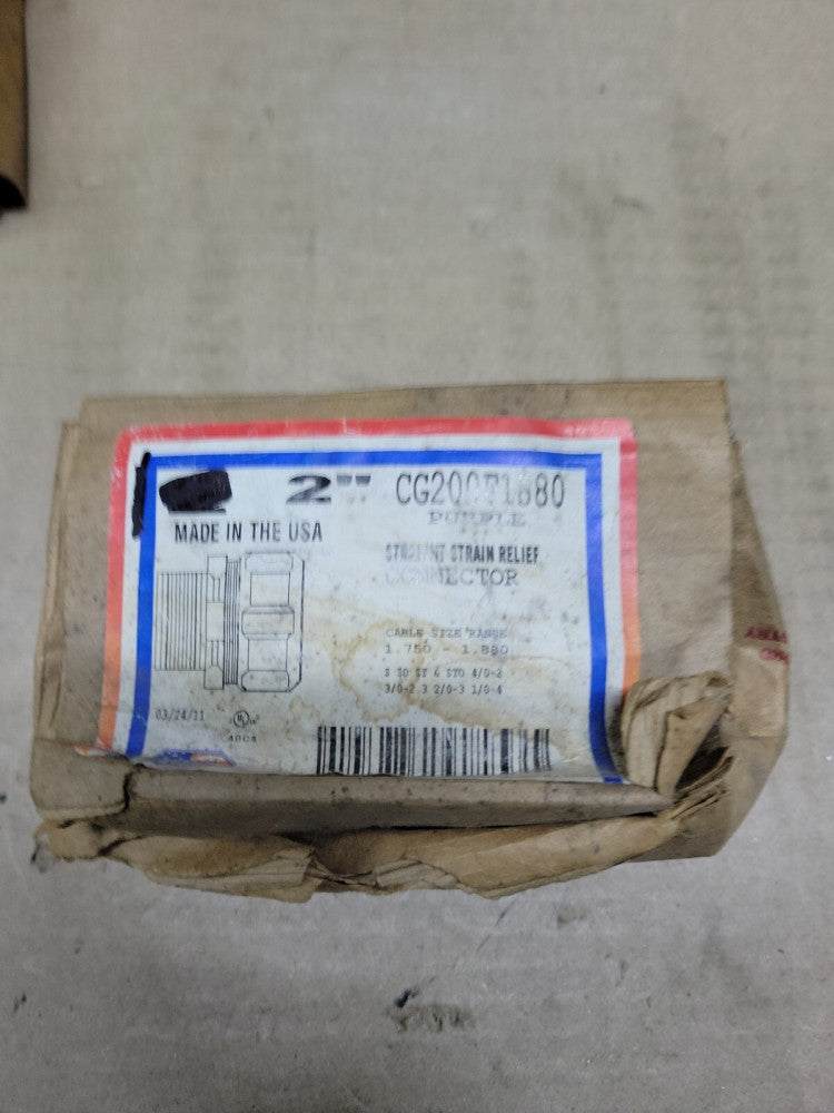 NEW OLD STOCK! AMERICAN FITTTINGS CG200F1880 LIQUIDTIGHT 2" CORD GRIP CONDUIT
