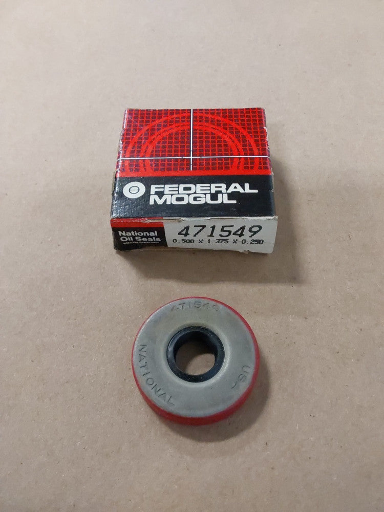 National 471549 Nitrile Oil Seal - Solid, 0.500 in Shaft X 1.375 X 0.250