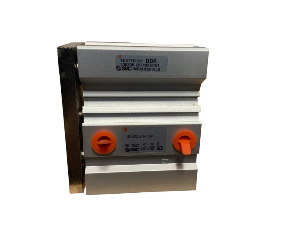 SMC Corporation MGQM25TN-30 Cylinder, 25mm Bore, 30mm Stroke, Double Acting, MGQ