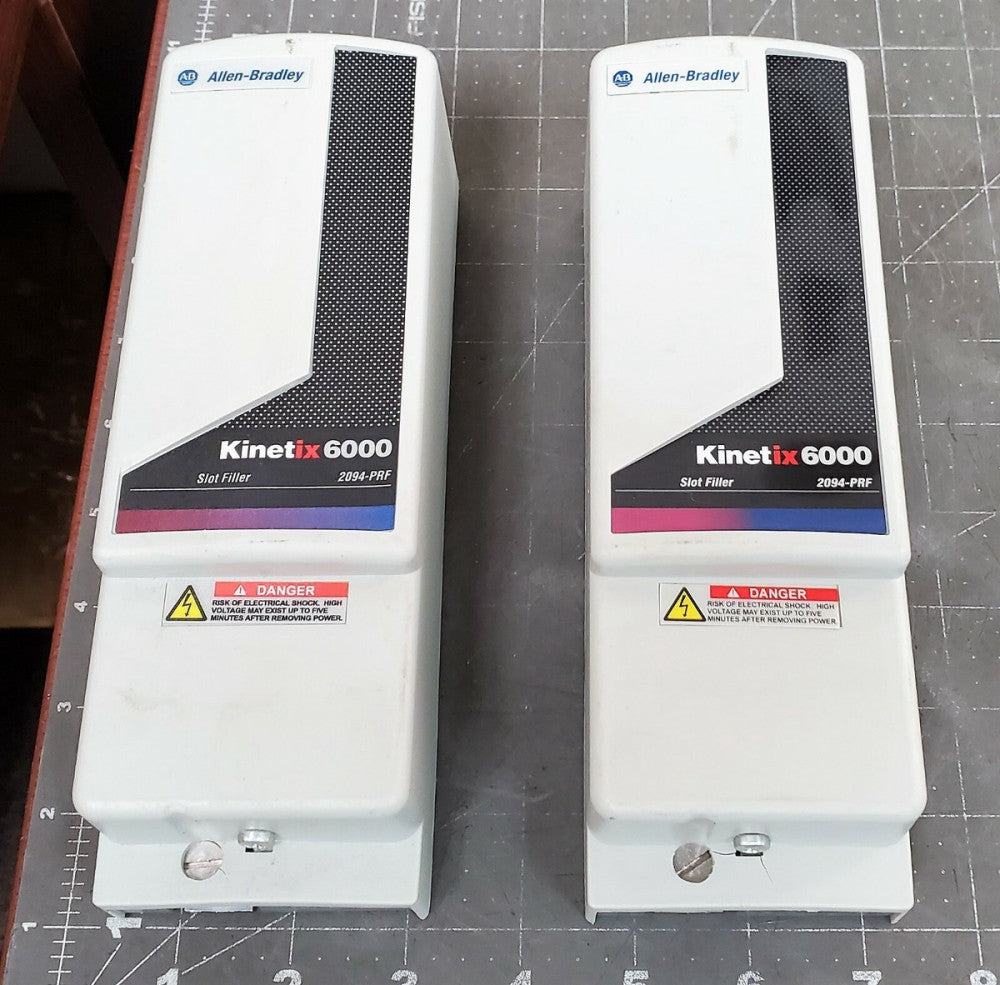 LOT OF (2) ALLEN BRADLEY KINETIX 6000 SLOT FILLER, 2094-PRF SERIES-A [B4B4]