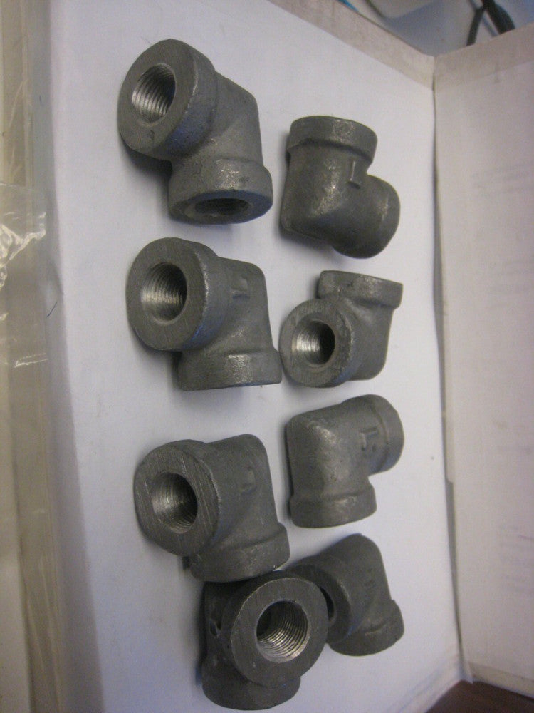 8 yes 8 -3/8" 3/8  FNPT Cast Aluminum  Pipe 90 Degree Elbow US MADE NEW