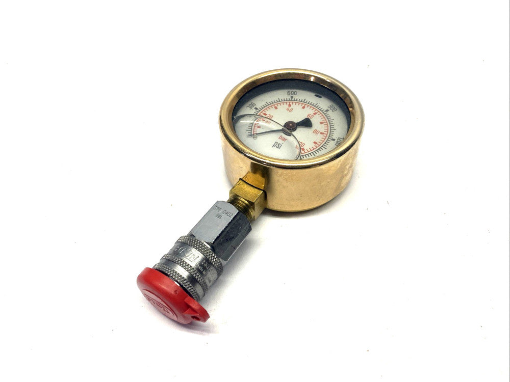 Wika 213.40 Bourdon Tube Pressure Gauge, Copper Alloy 0-1500 PSI