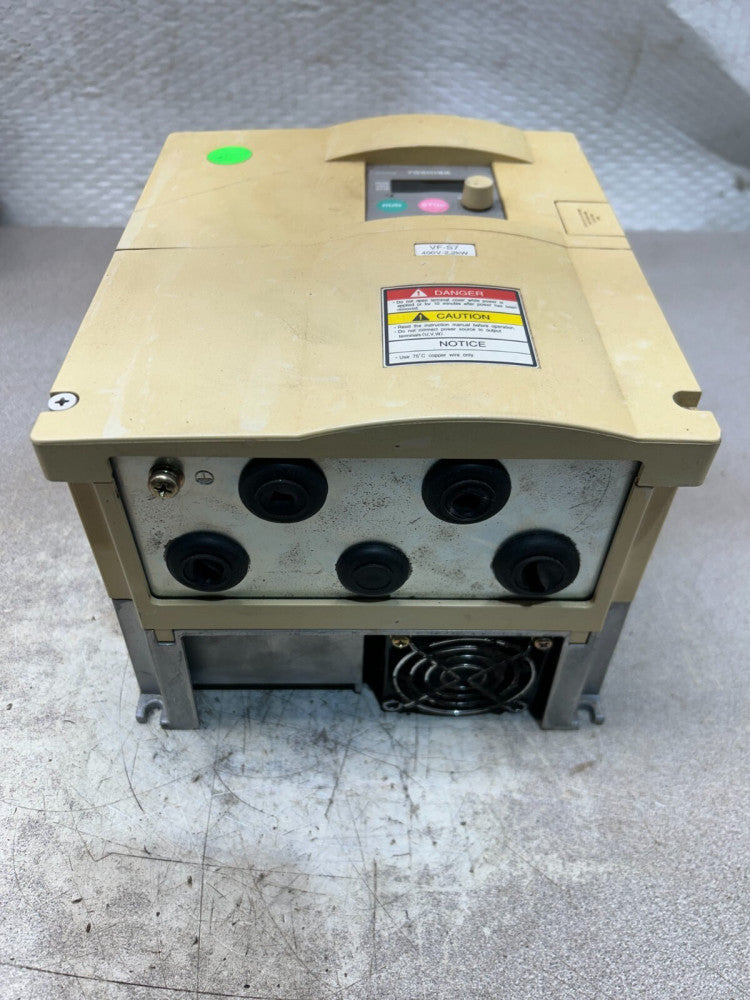 PREOWNED Toshiba Transistor Inverter 4.0KVA 3PH 380-460V VFS7-4022UPL