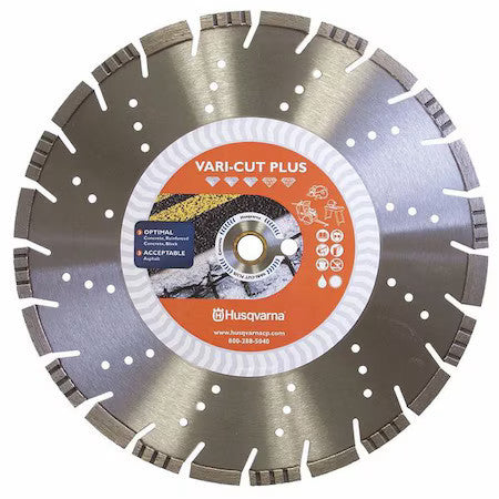 Husqvarna Vari-Cut S65 14 Diamond Saw Blade,Demolition,14" Dia.
