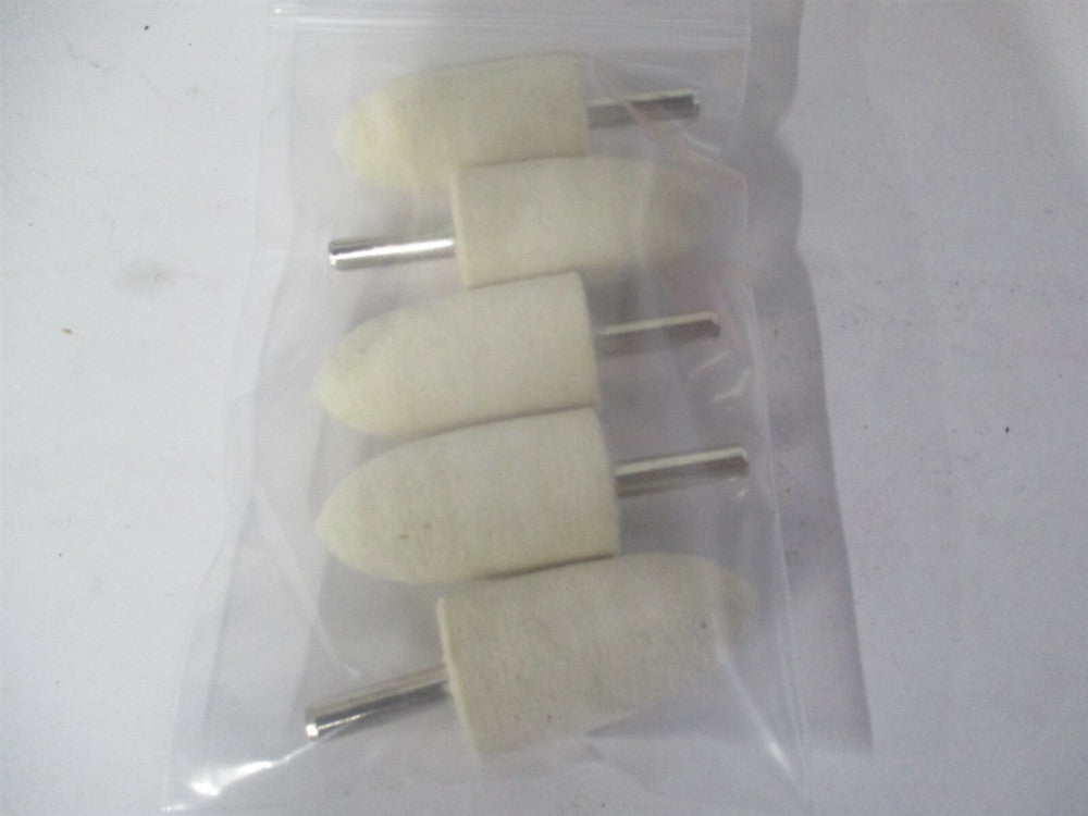 (516165) 1" x 1/4" x 2" OAL Medium Density Bullet Shaped Mounted Bob - Qty 5