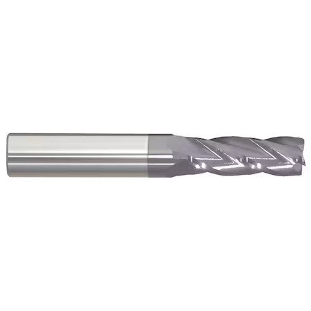 Zoro Select 206-001107 Carbide End Mill, 3/16In, 4Fl, Single, 2In