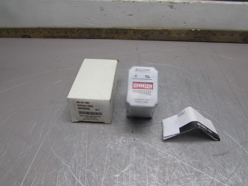 TIME MARK 362-12V-1SEC ,TIMER , 98030202 , 8- pin ,NEW IN BOX! MAKE OFFER!