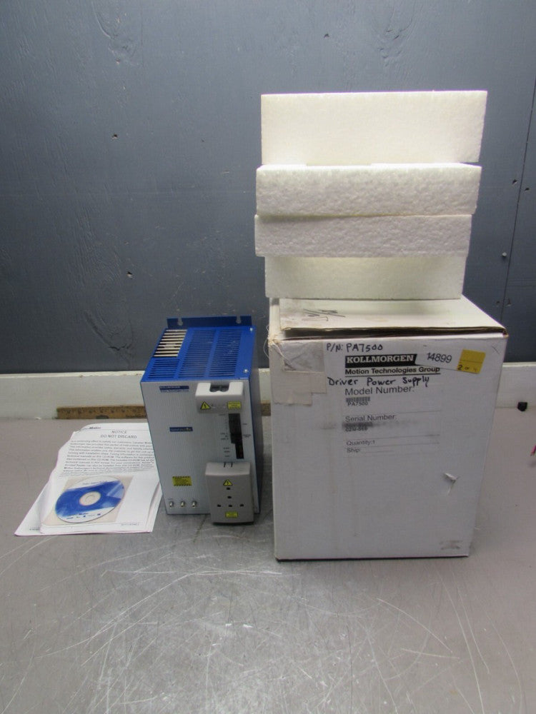KOLLMORGEN PA7500 ,POWER SUPPLY, OUT:310 vdc/IN:230 vac, 23.3kW BRAND NEW!