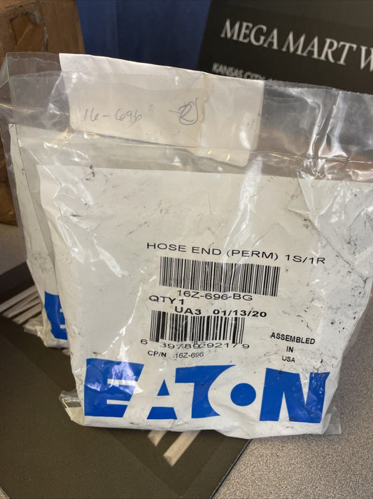 (2) 16Z-696-BG - Eaton Weatherhead Z Series Crimp Hose Fittings