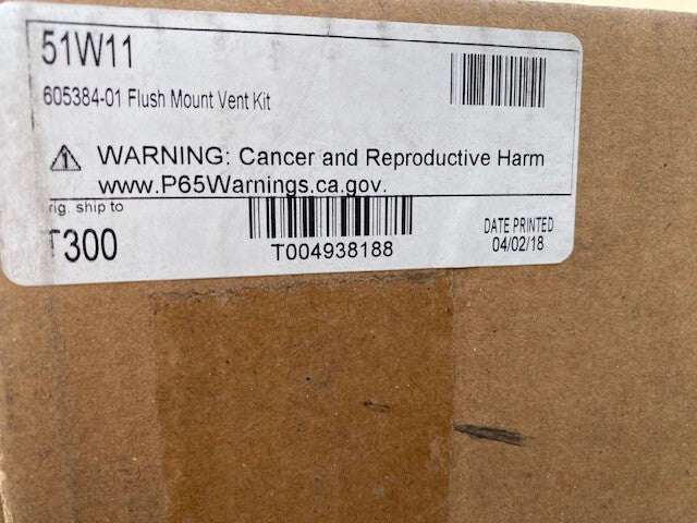 LENNOX Flush Mount Vent Kit 51W11 605-384-01 (NEW)