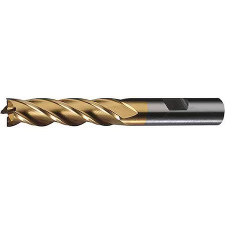 Cleveland C75044 4-Flute Hss Center Cutting Square Single End Mill Cleveland