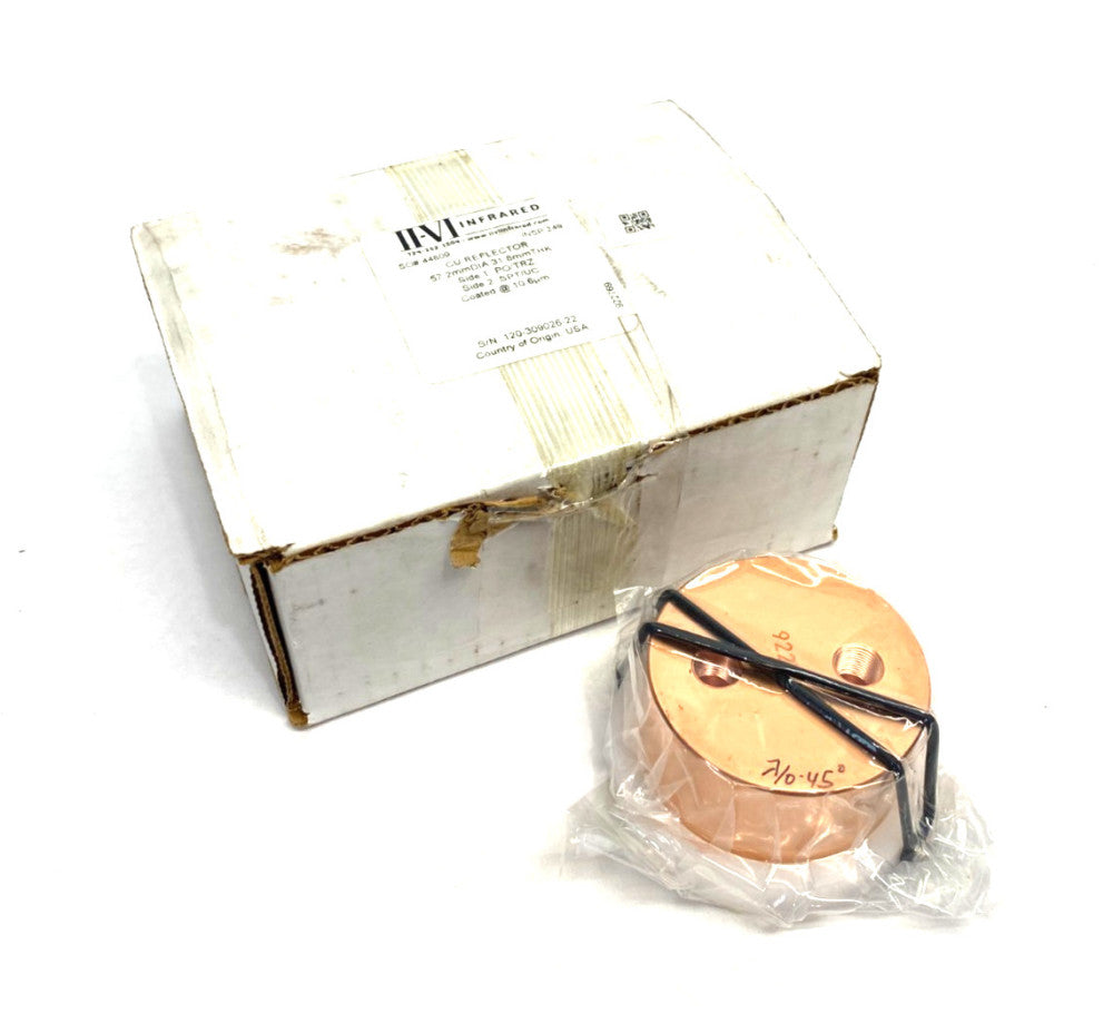II-VI Infrared 922769 CU Reflector 57.2mm Dia. 31.8mm Thick PO/TRZ, SPT/UC