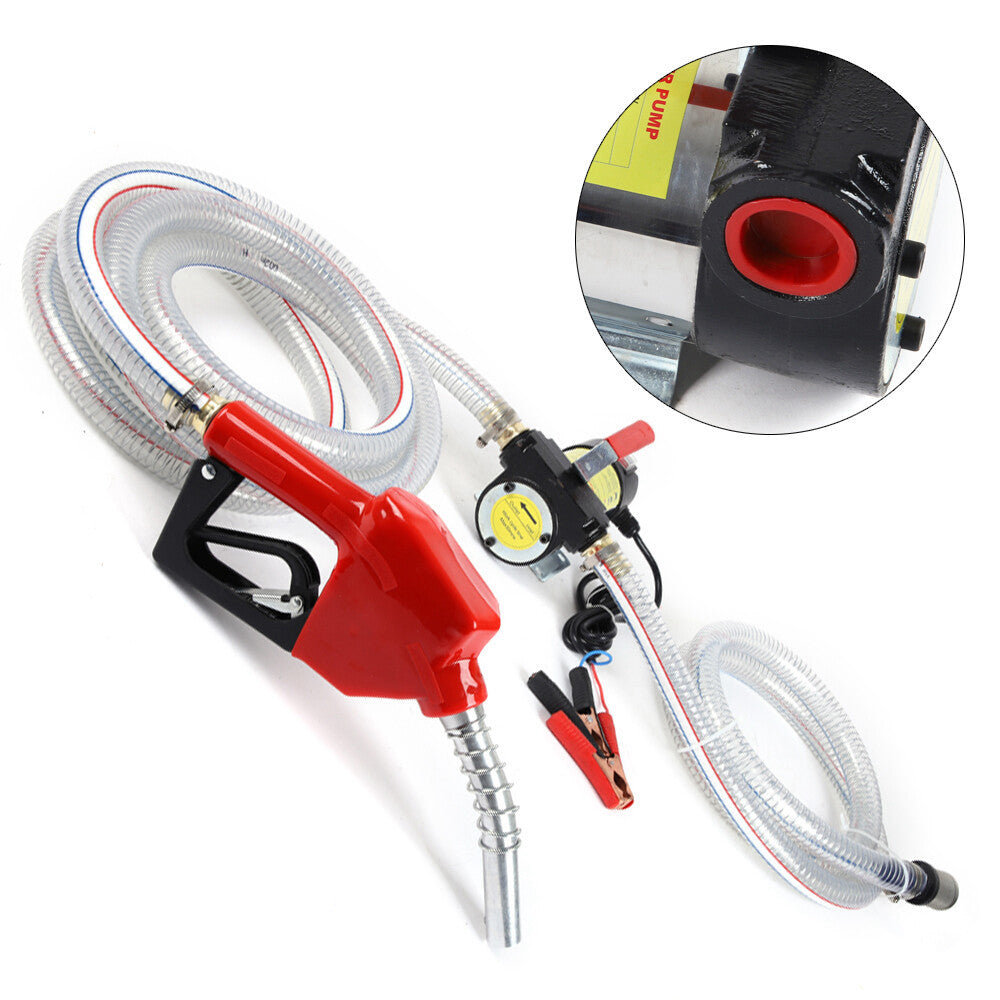 200W Electric Transfer Pump Diesel Oil Commercial Portable 12V DC