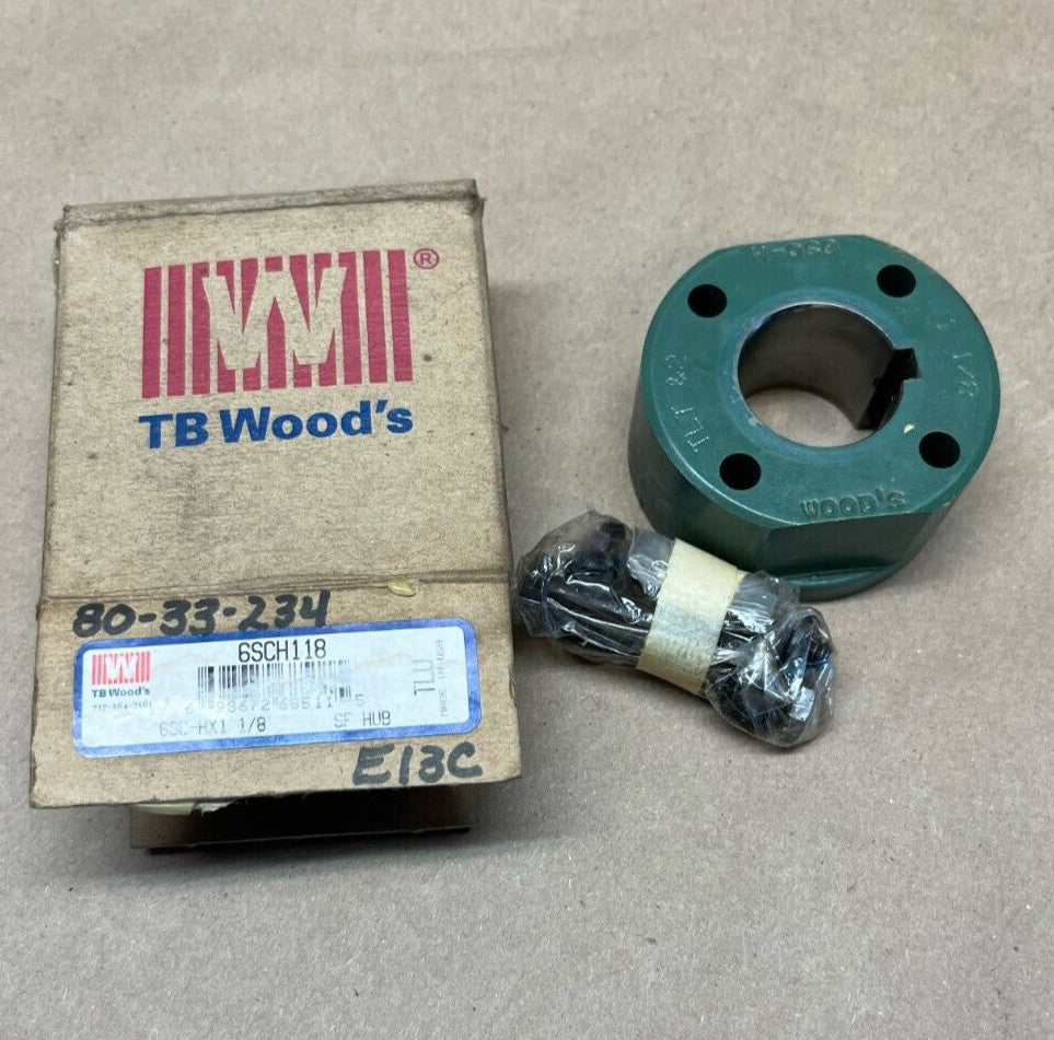TB Woods 6SCH118 6SC-HX1 1/8 SF Hub (PA)