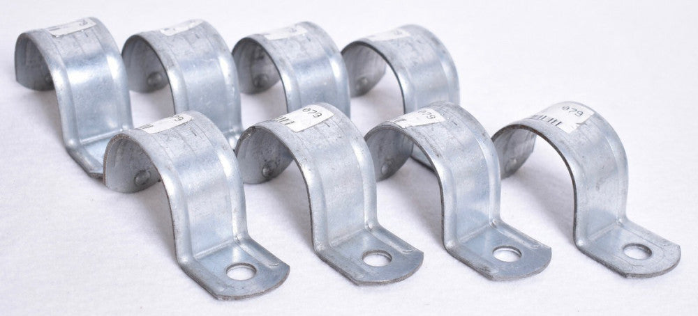 8 Count MSC 1-1/2" Steel Zinc Plated Pipe & Conduit Straps  54065040