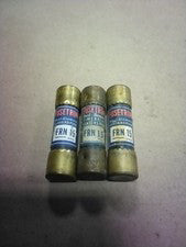 Bussmann Fusetron FRN15 Fuse 15A 250V, Lot Of 3