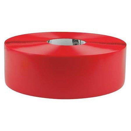 Mighty Line 3Rr Industrial Safety Floor Marking Tape Pvc Red, 3" W X 100 Ft. L,