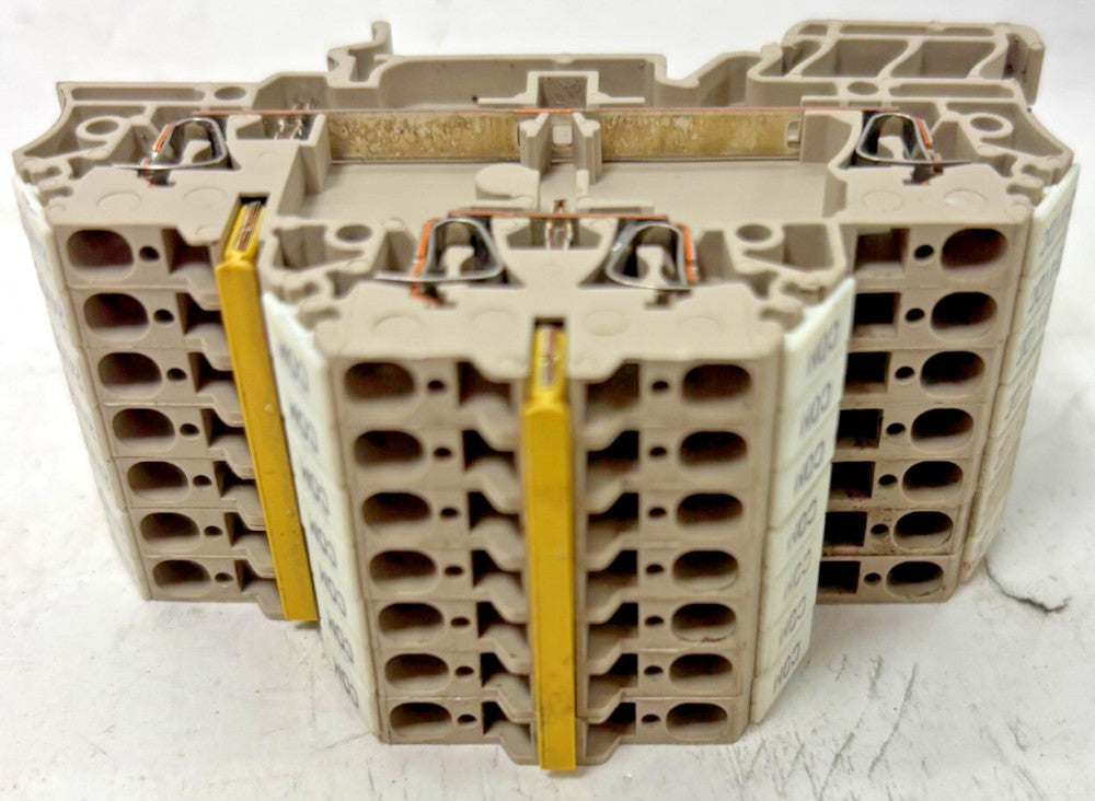 WEIDMULLER TERMINAL BLOCK LOT OF 7 ZDK2.5/1.5 COMPONENT TERMINAL X1 SERIES