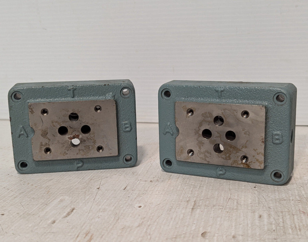 Lot of 2: A/B/T/P Subplates, mounting pad, base plate
