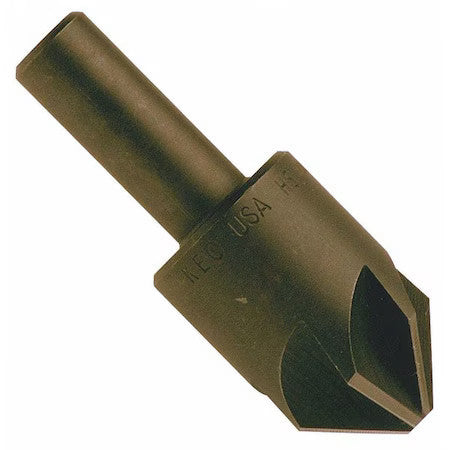 Keo 919-000-364 Drill/Countersink,6 Fl,82 Deg.,2In,Hss