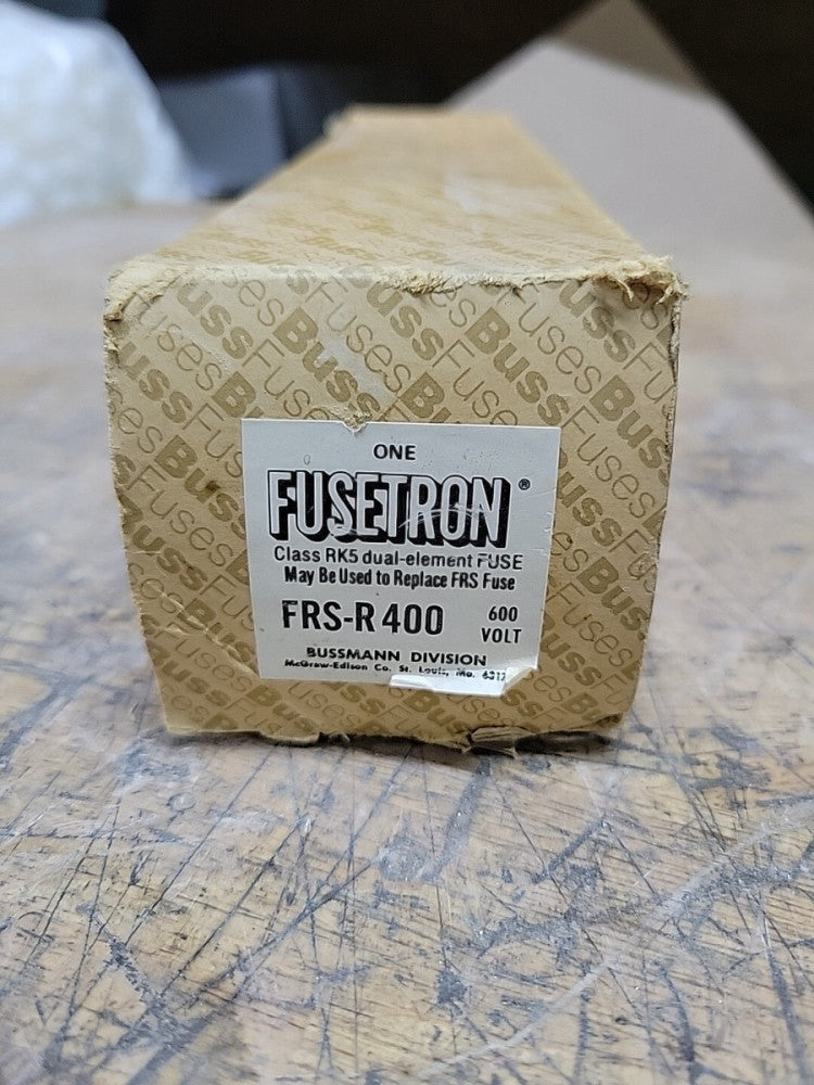Bussman FRS-R-400 Fusetron Class RK5 Fuse 400A 600V Dual Element Time Delay RK5