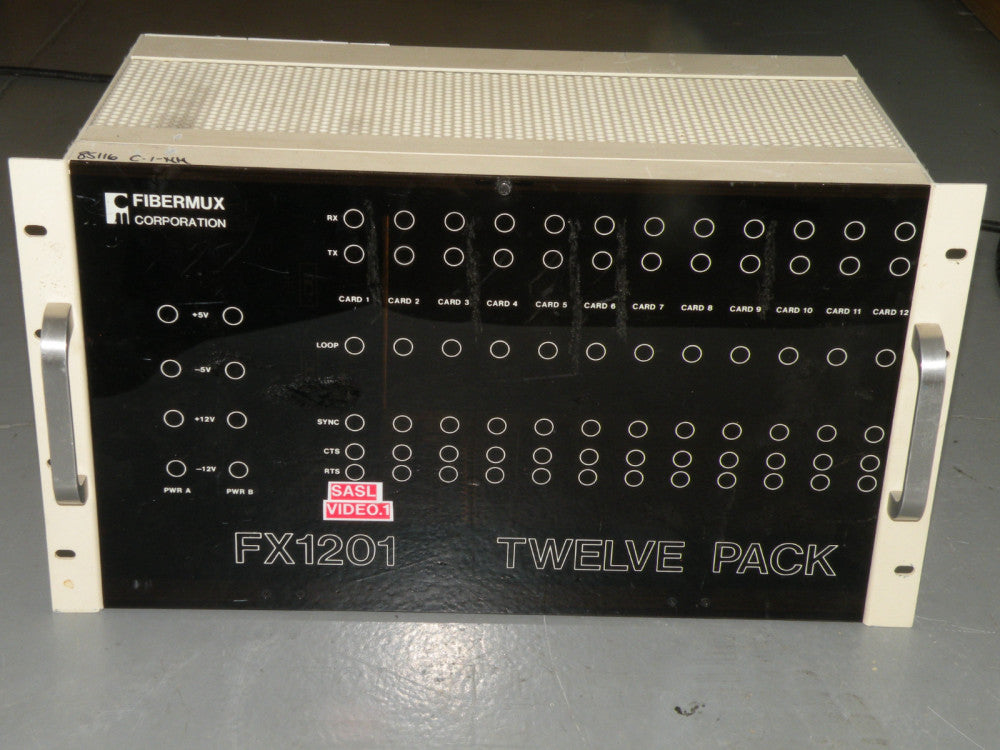 Fibermux Corp Twelve Pack Chassis Mainframe FX1201
