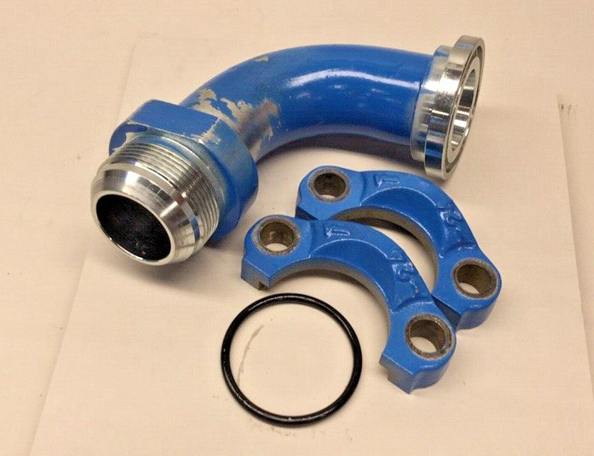 Brennan 1704-24-32 Used Hyd Tube Connector 24MJ-32-Flange 90-Elbow BI-WO-2007
