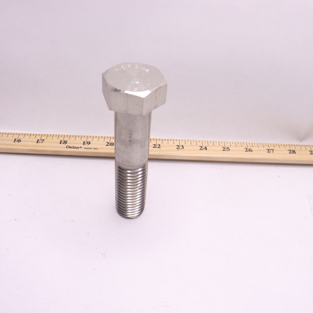 Hex Head Bolt Stainless Steel 1-1/8" x 6" F593H