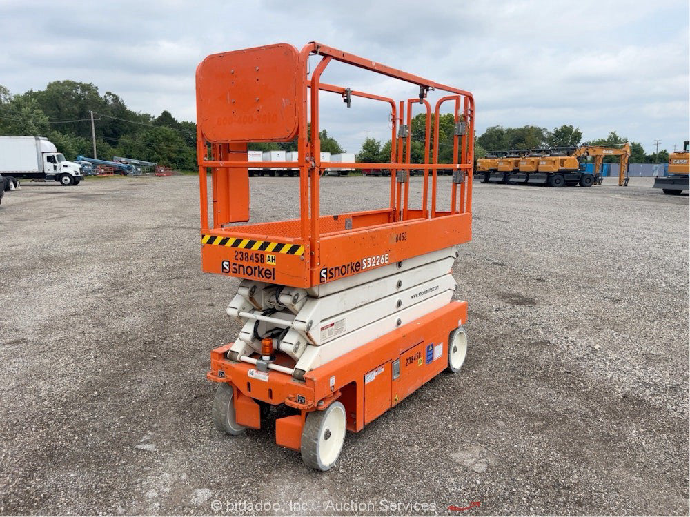 2019 Snorkel S3226E 26' Electric Scissor Lift Man Aerial Platform 24V bidadoo
