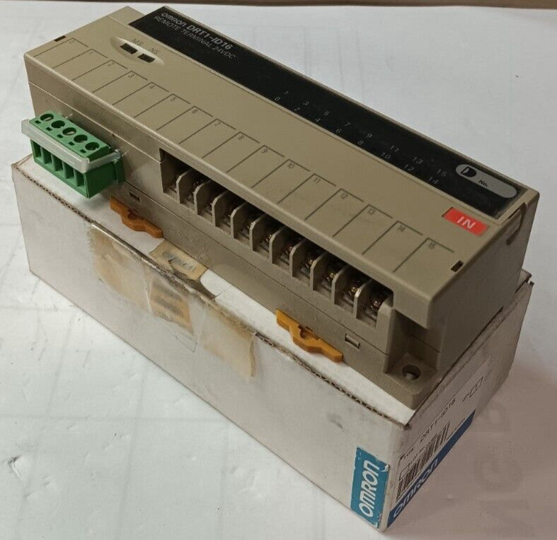 NEW OMRON DRT1-ID16 REMOTE TERMINAL MODULE 24 VDC