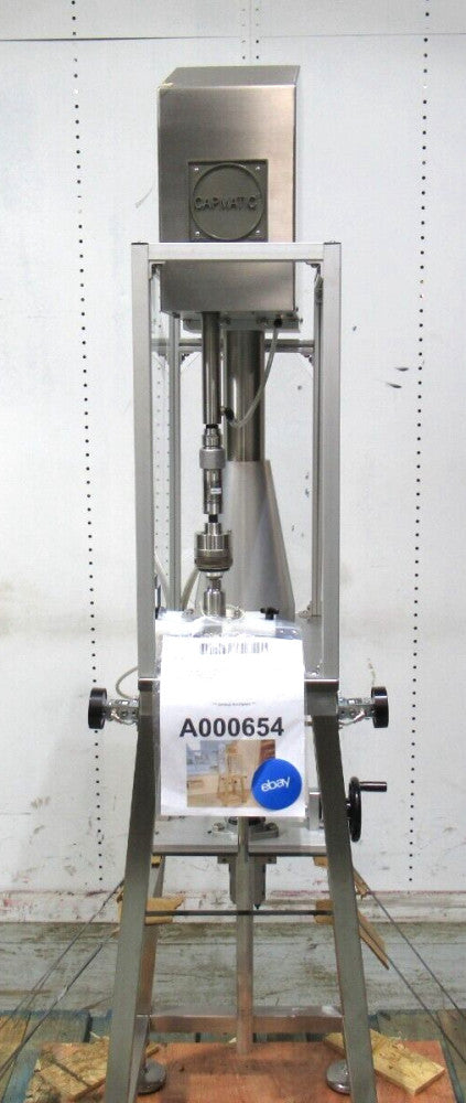 2017 CAPMATIC MINI JOLLY Semi Automatic Single Chuck Capper/Tightener