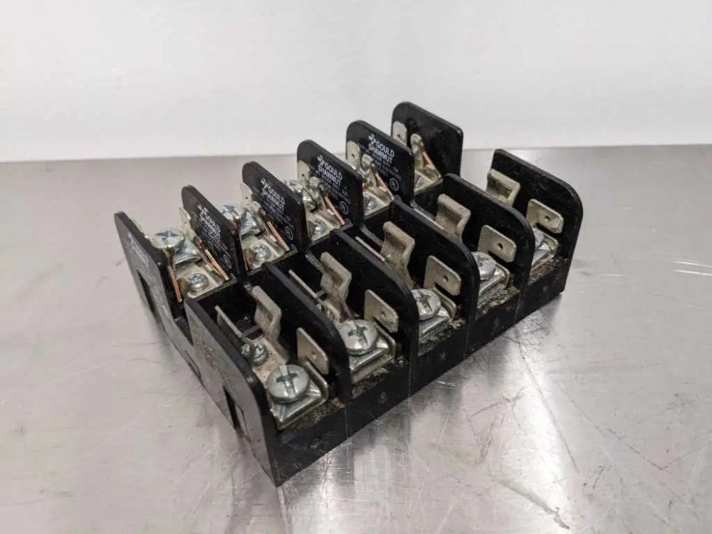 Gould Shawmut 30320R Fuse Block 600, V 30 5 Slot, 600C, 30A
