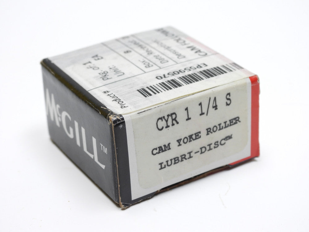 McGill CYR 1-1/4 S Roller Diameter, Bearing Steel w/ Black Oxide Finish, LUBRI-D