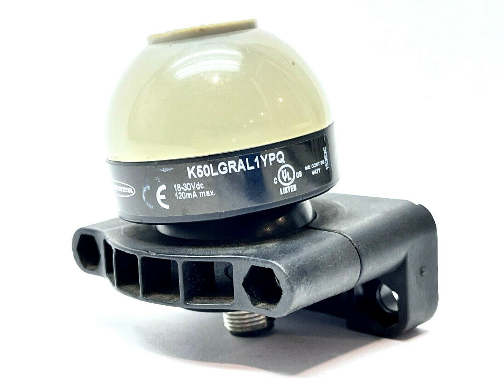 Banner K50LGRAL1YPQ LED Indicator 3-Color 79478 w/ SMB3018SC Bracket