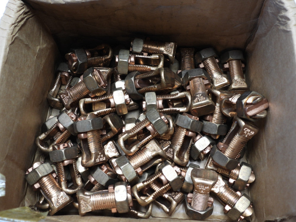 (100pcs) Hubbell HGBKS22 Split Bolt Copper, Stranded 6-3 AWG, Solid #2