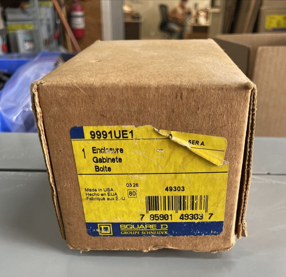 SQUARE D 9991UE1 NEMA 1 UNIVERSAL ENCLOSURE CLASS 9991 TYPE UE-1